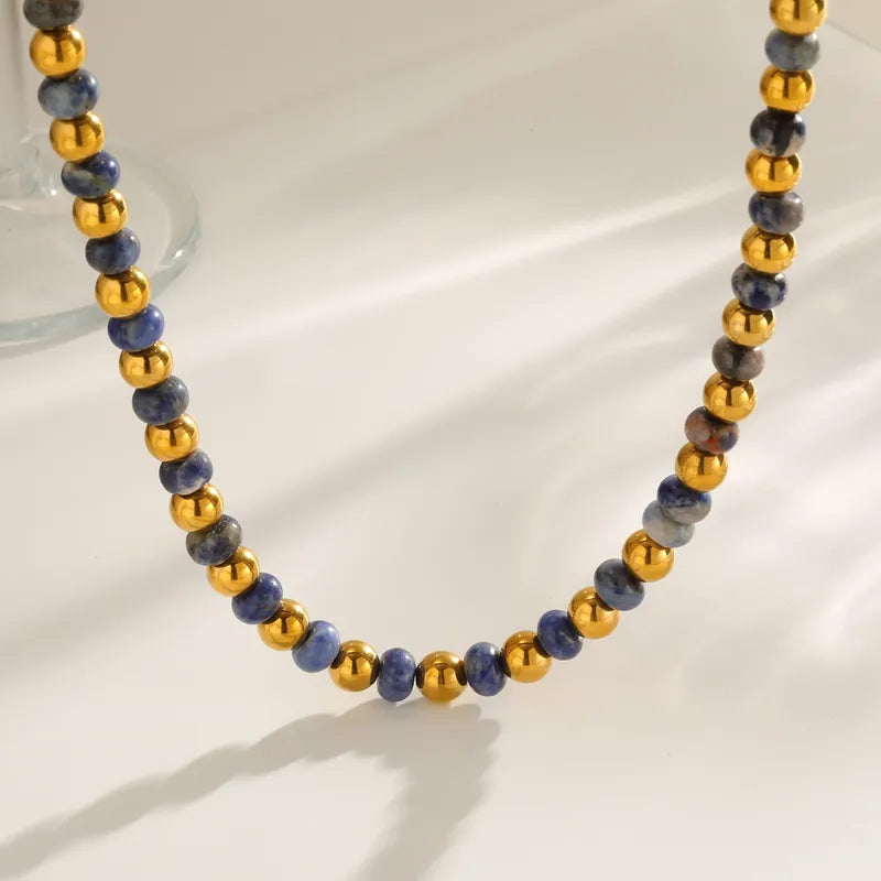Golden Ball Crystal Necklace