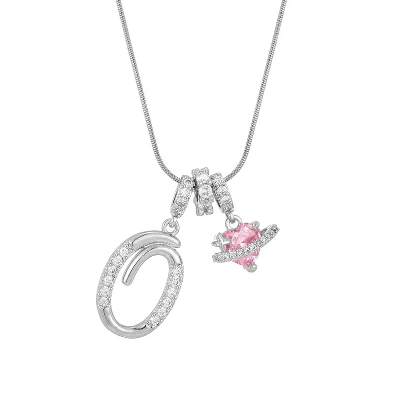 Love Script Initial Necklace