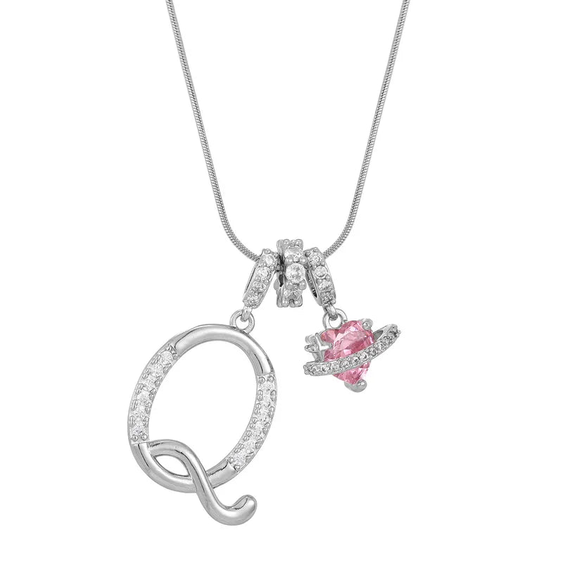Love Script Initial Necklace
