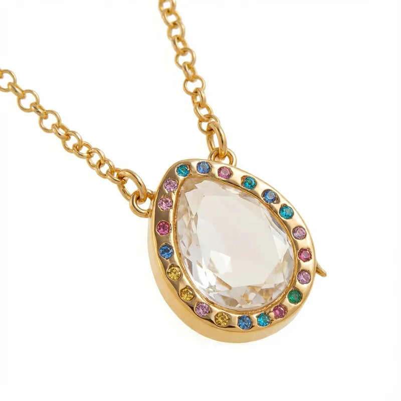 Floating Birthstone Necklace