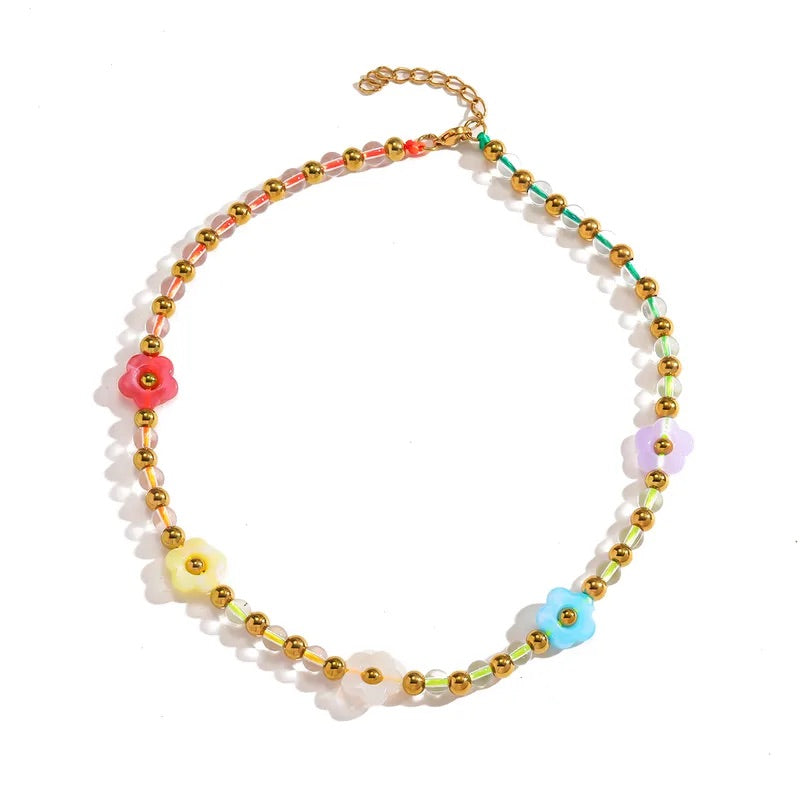 Bloom Beaded Necklace