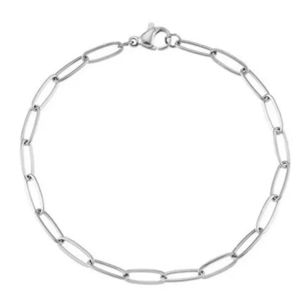paperclip chain bracelet