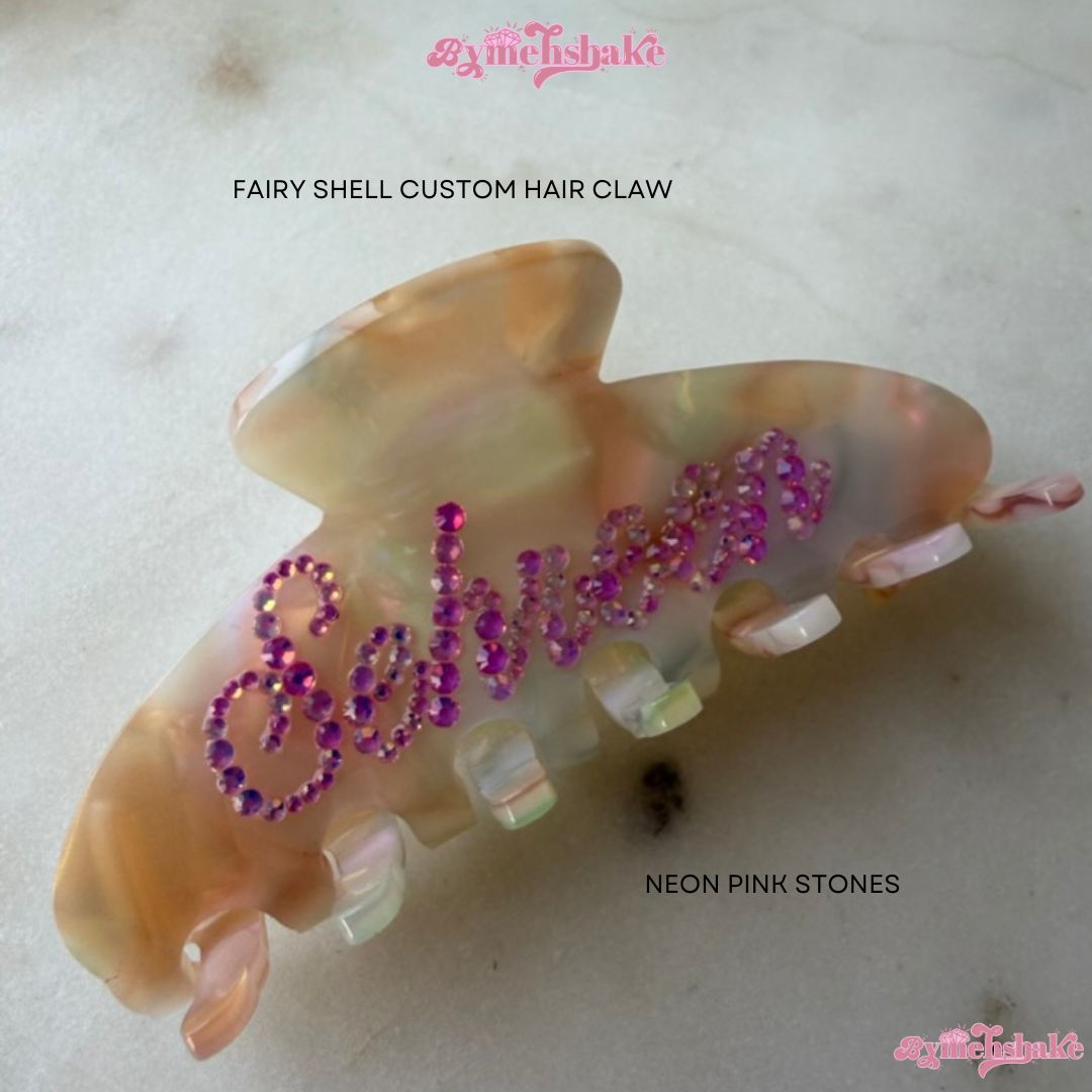 Personalised Hair Claw Clip | Custom Name Hair Clip