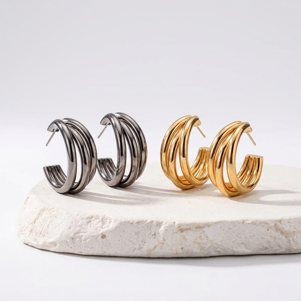 Mia Hoop Earrings