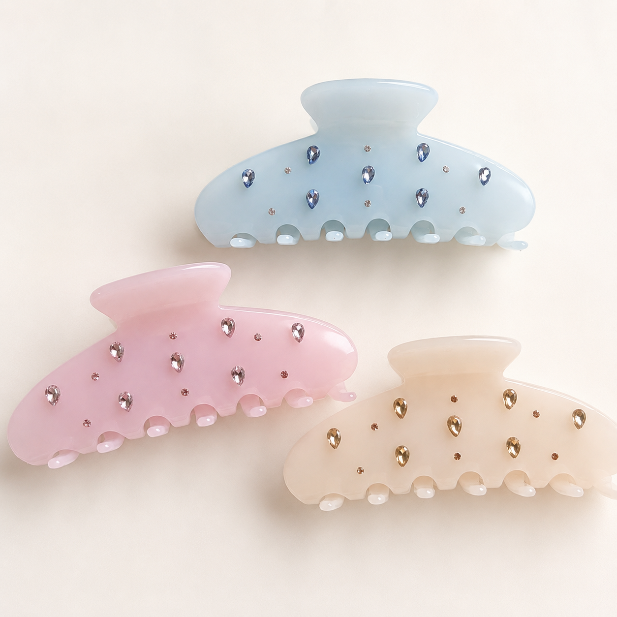 Dewdrop Gem Claw Clip