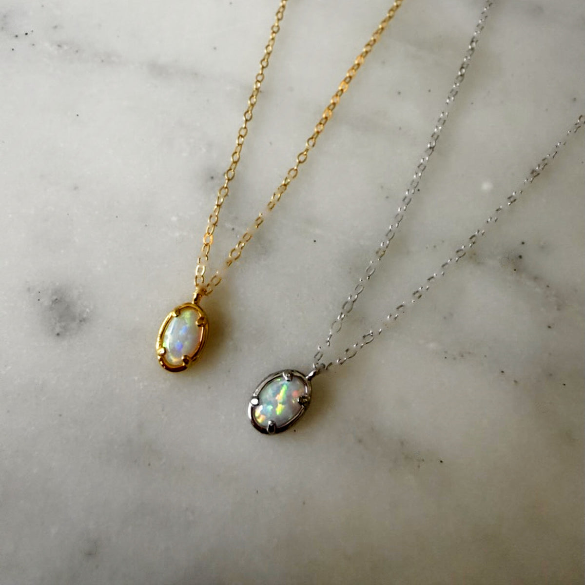 Aurora Opal Necklace