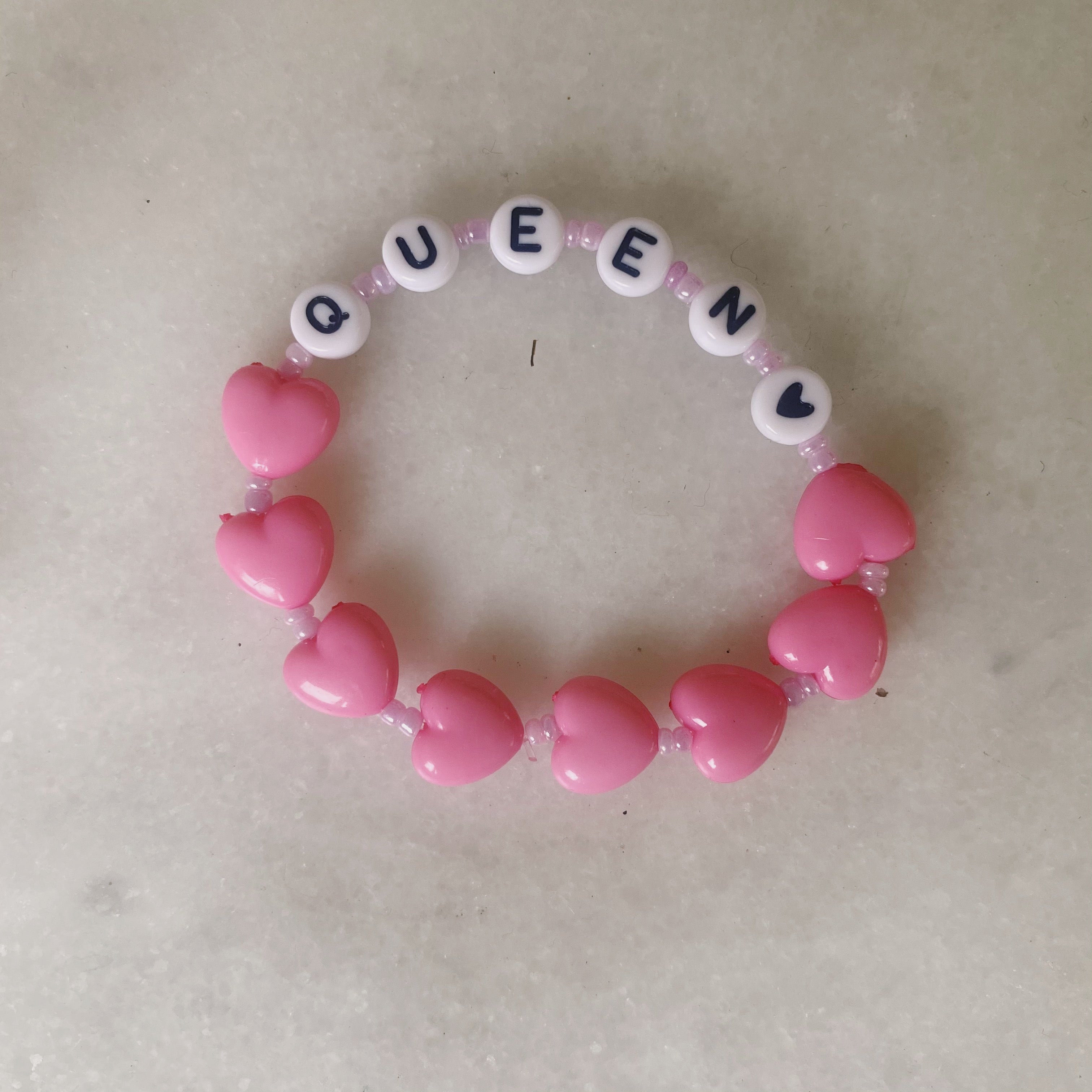 personalised beaded bracelet