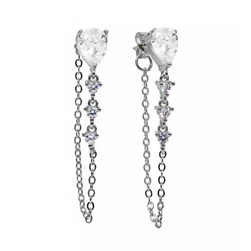 double drop earrings