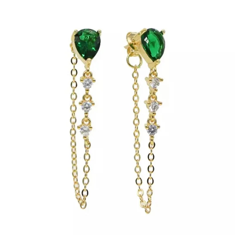 double drop earrings