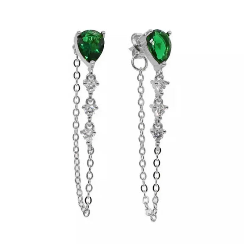 double drop earrings