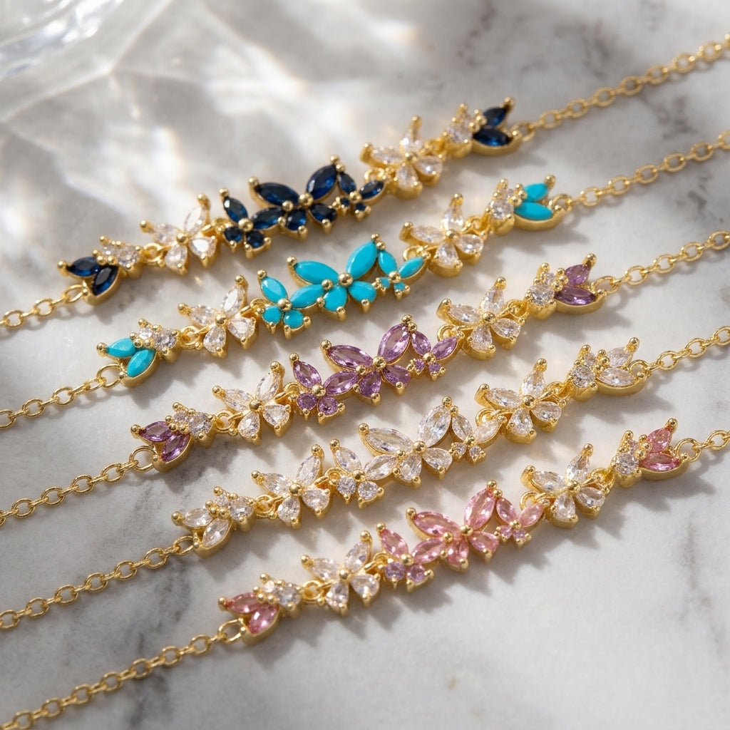 Butterfly Crystal Bracelet