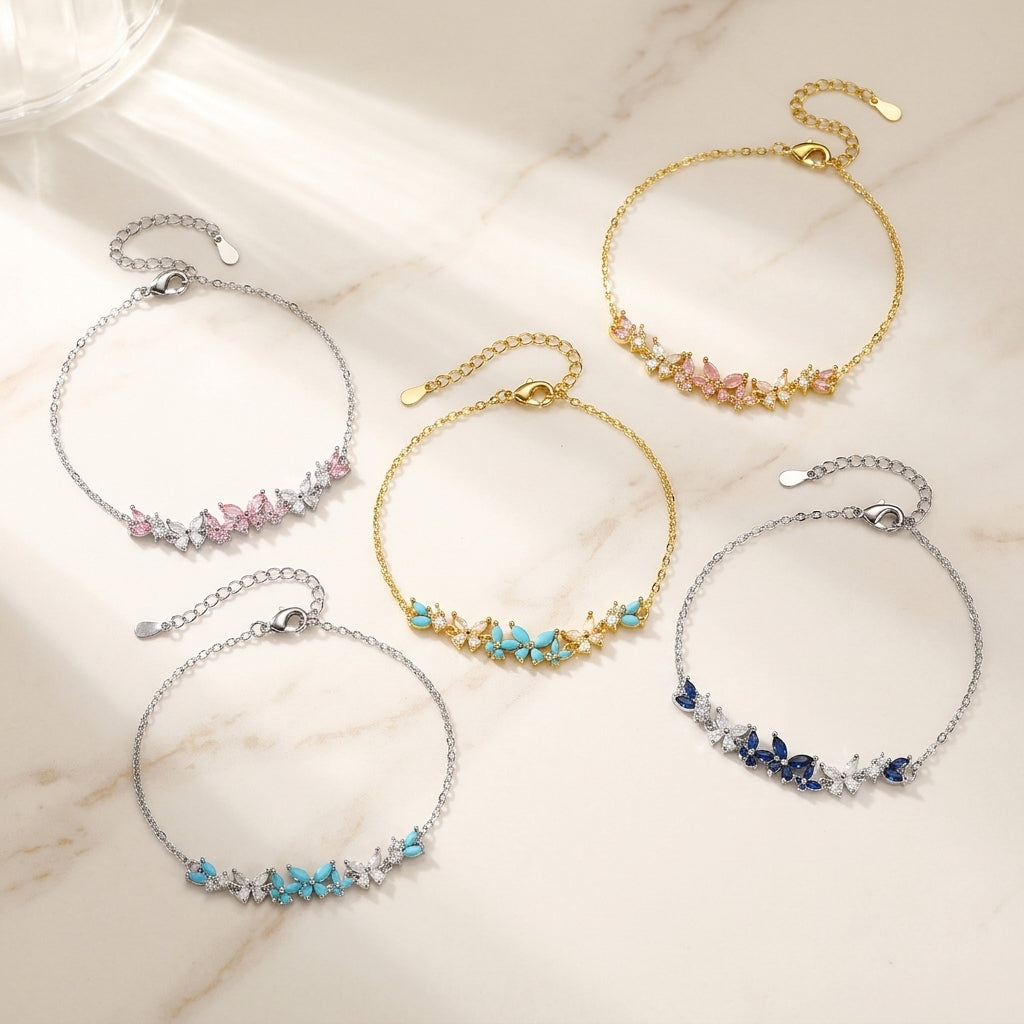 Butterfly Crystal Bracelet