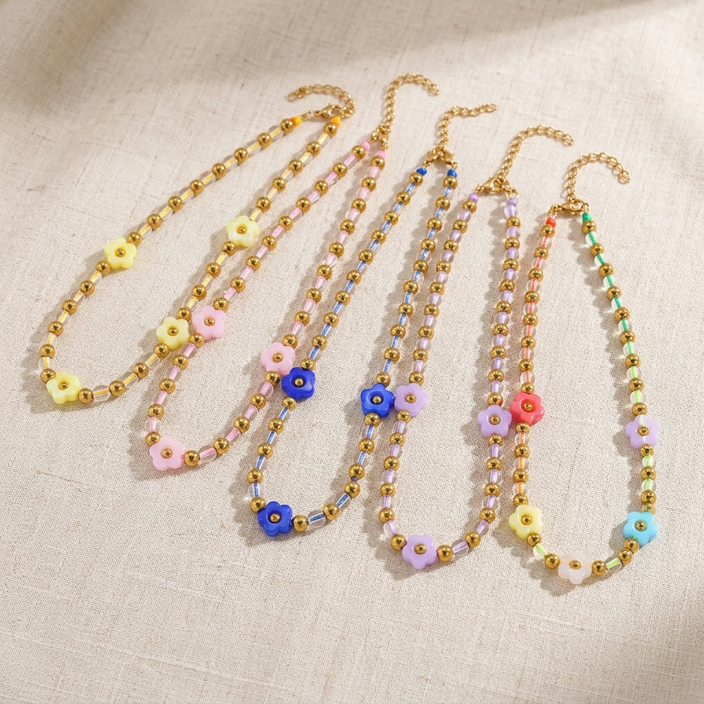 Bloom Beaded Necklace
