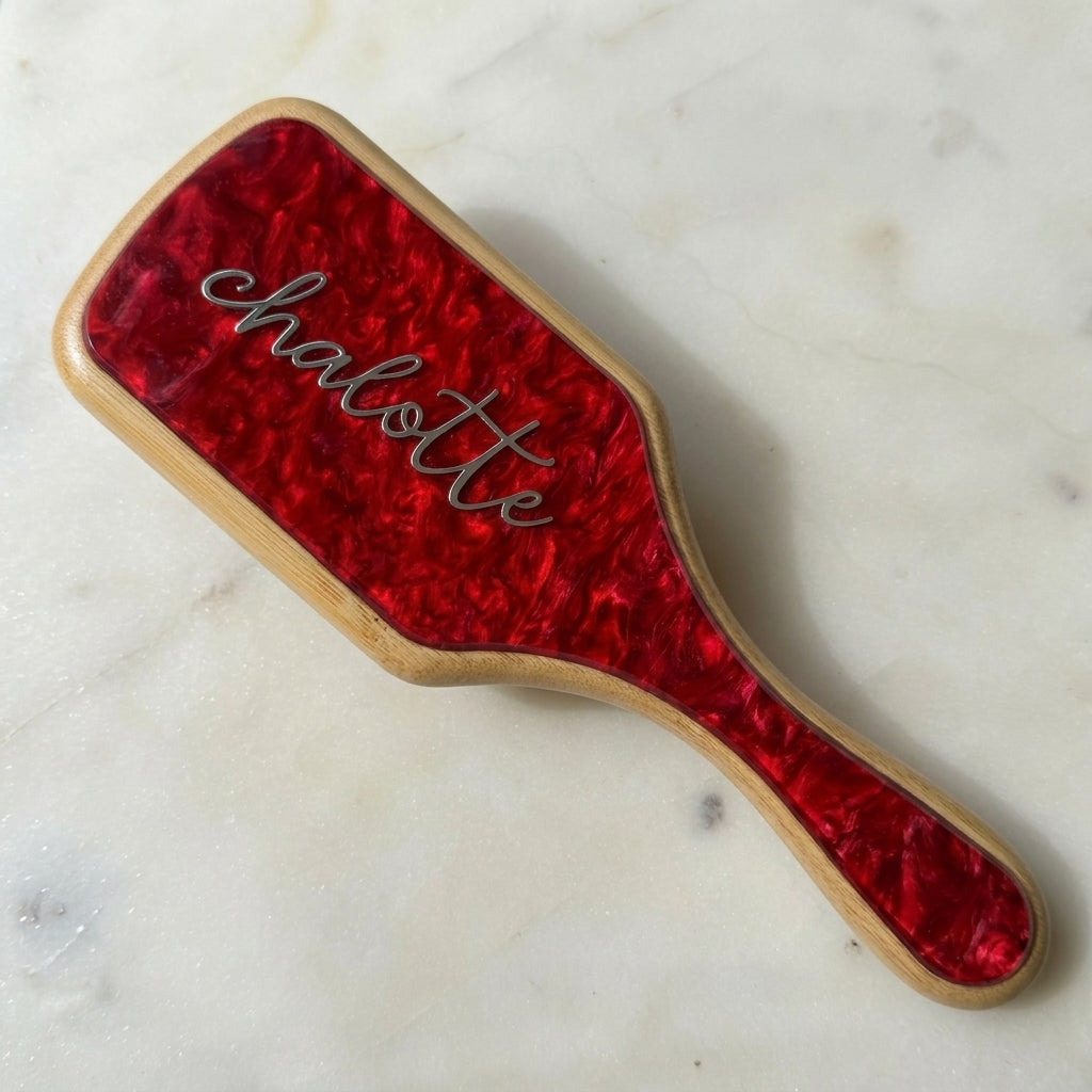 Personalised Signature Paddle Hair Brush