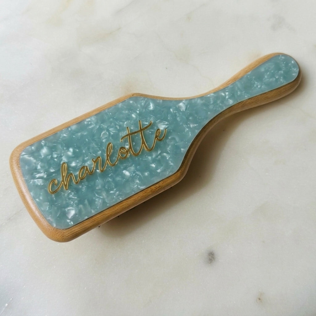 Personalised Signature Paddle Hair Brush