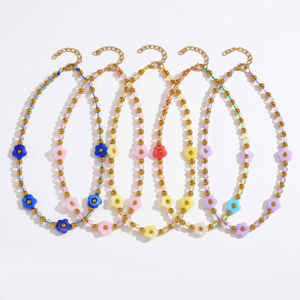 Bloom Beaded Necklace