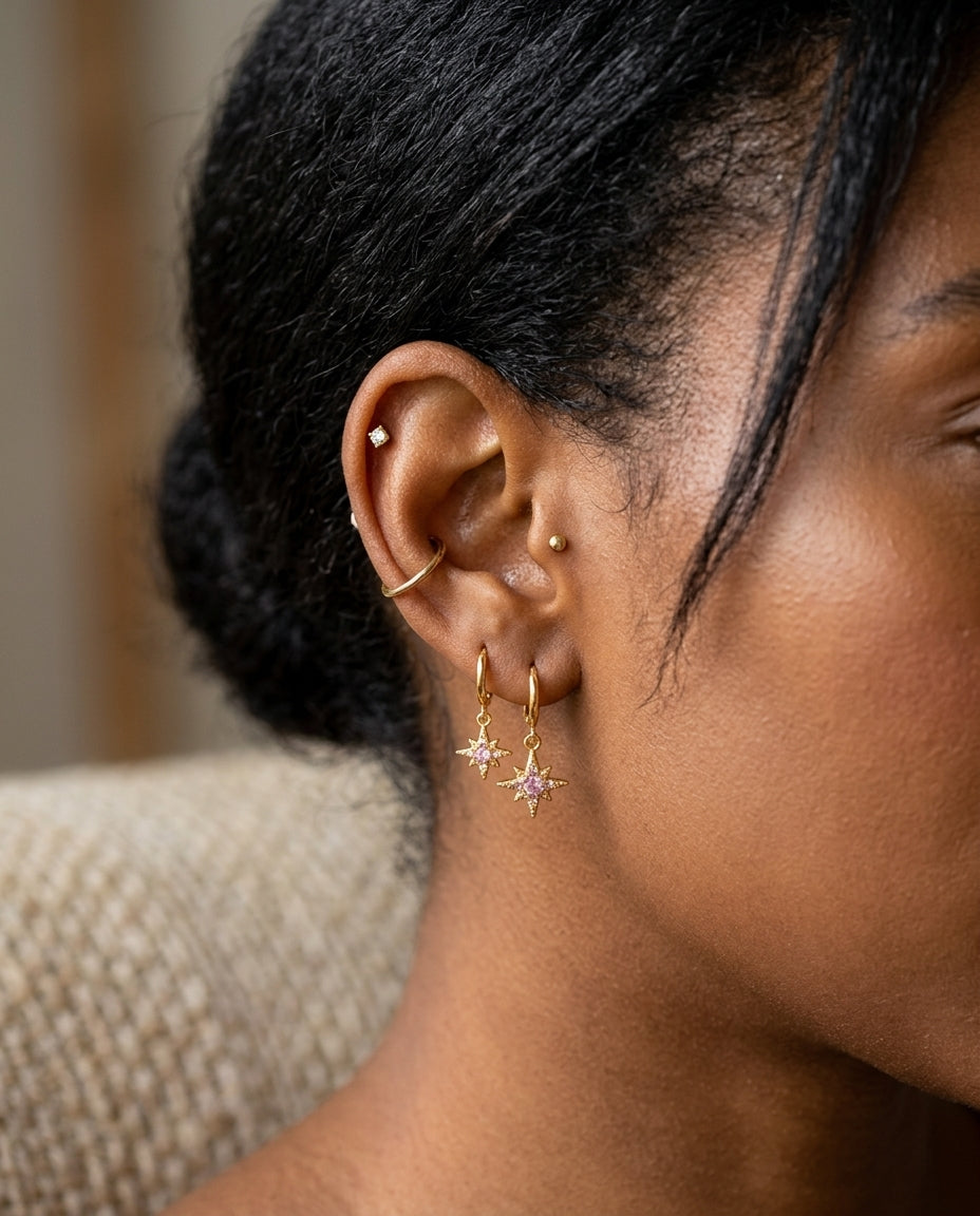 Cosmic Star Earrings