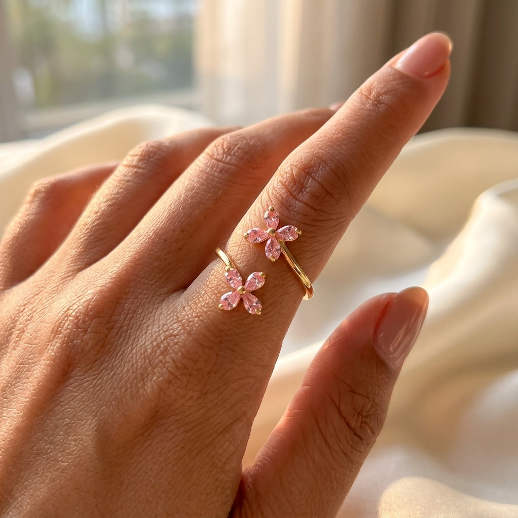 Sakura Flower Ring