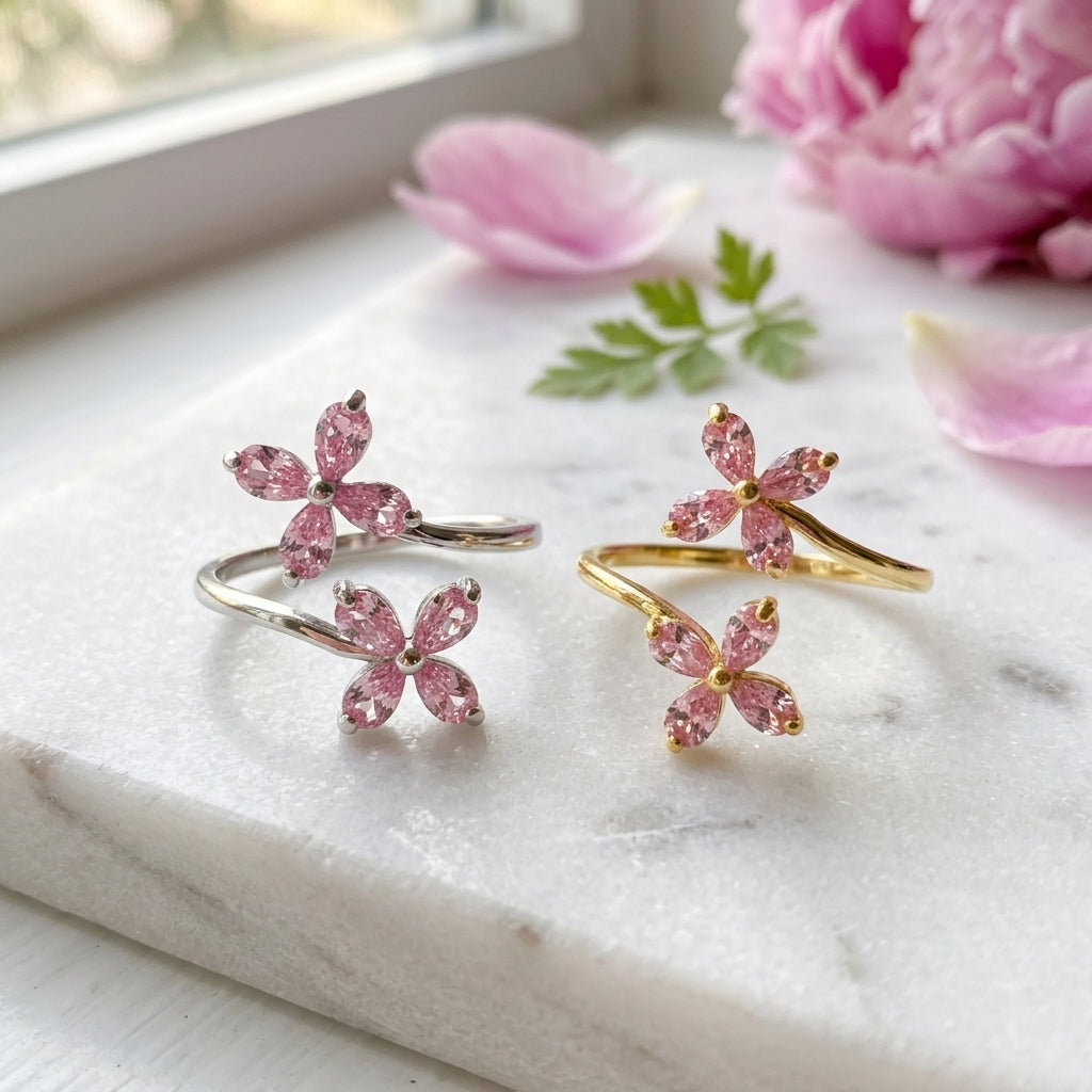 Sakura Flower Ring