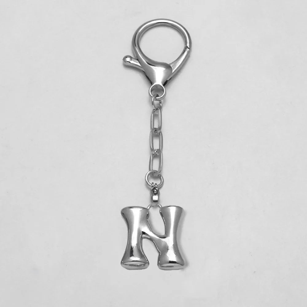 Bubble Letter Bag Charm