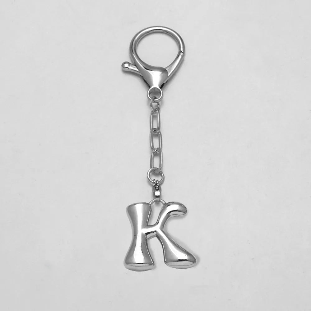 Bubble Letter Bag Charm