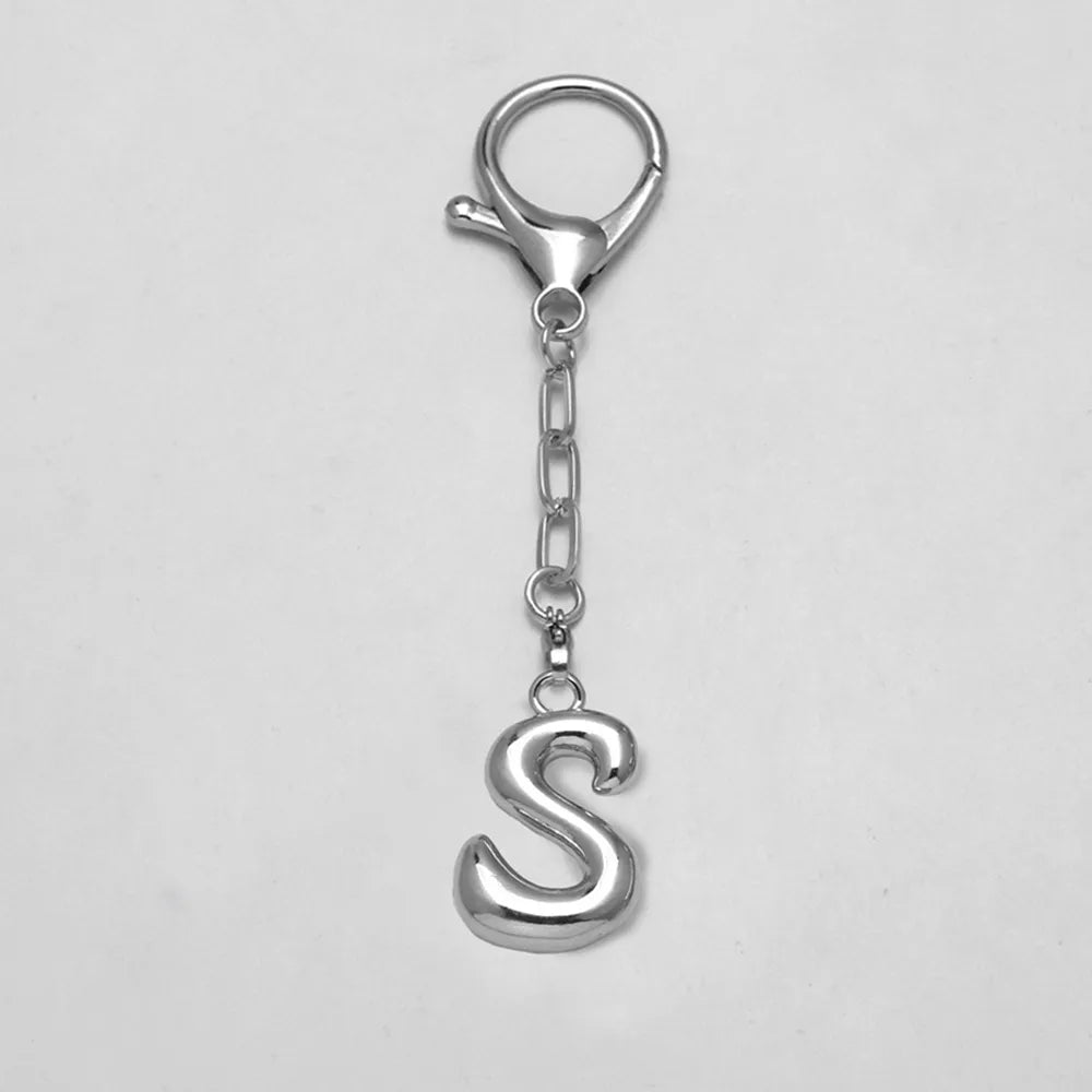 Bubble Letter Bag Charm