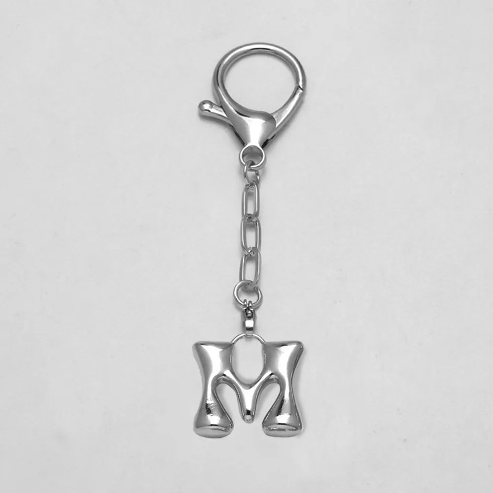 Bubble Letter Bag Charm