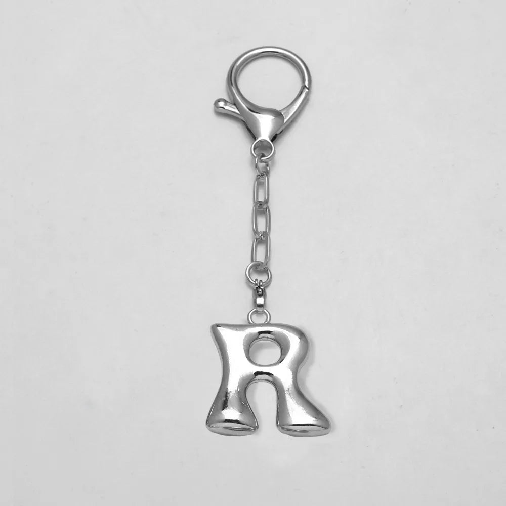 Bubble Letter Bag Charm