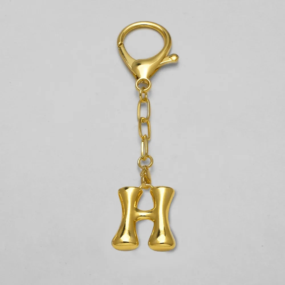 Bubble Letter Bag Charm