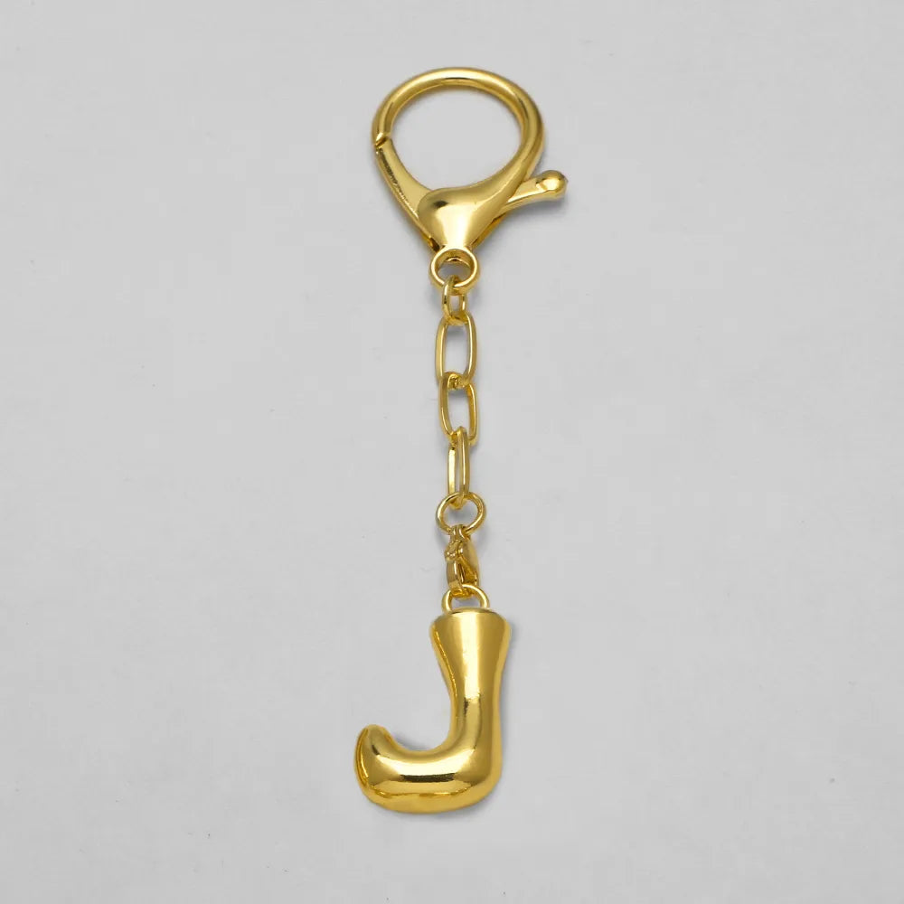 Bubble Letter Bag Charm