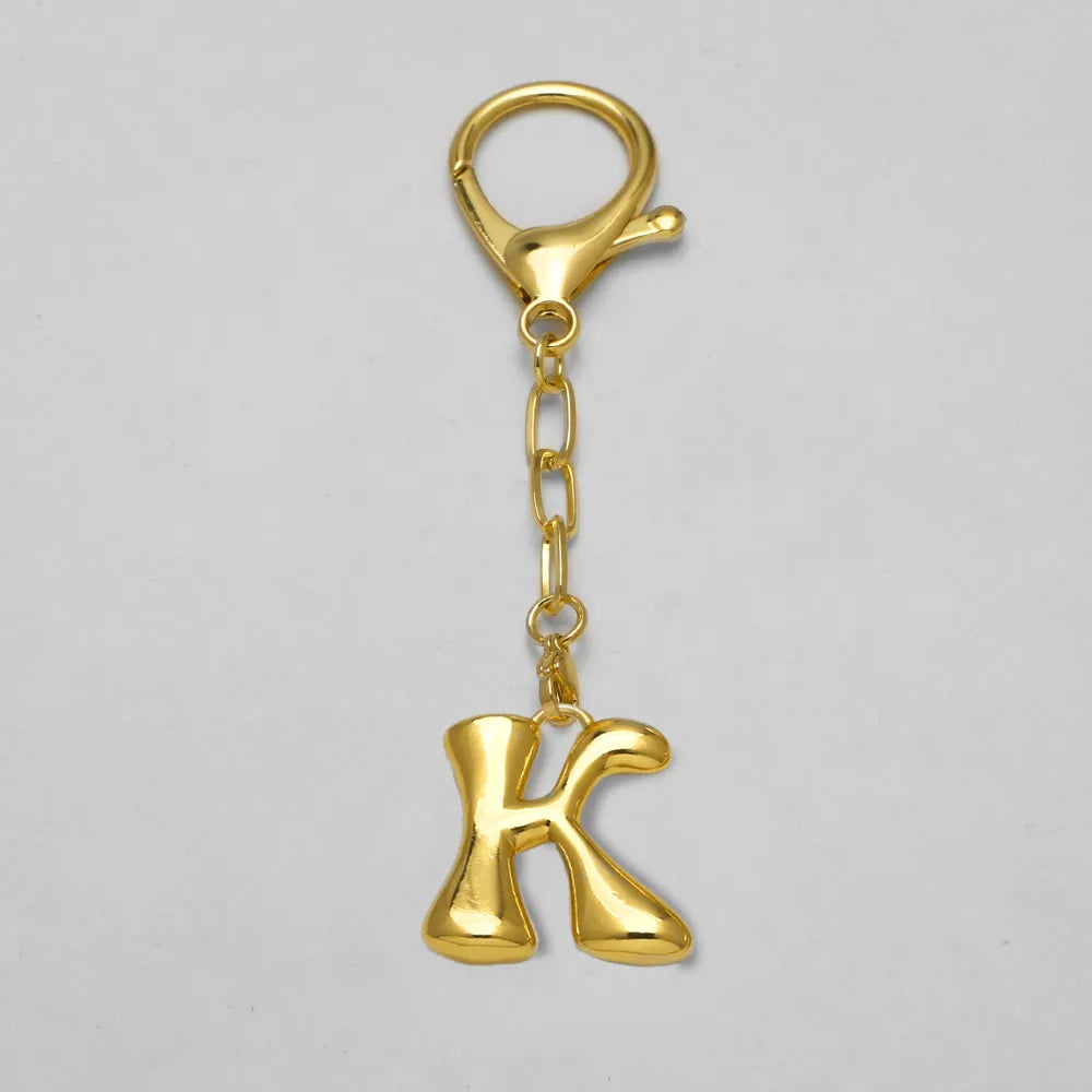 Bubble Letter Bag Charm