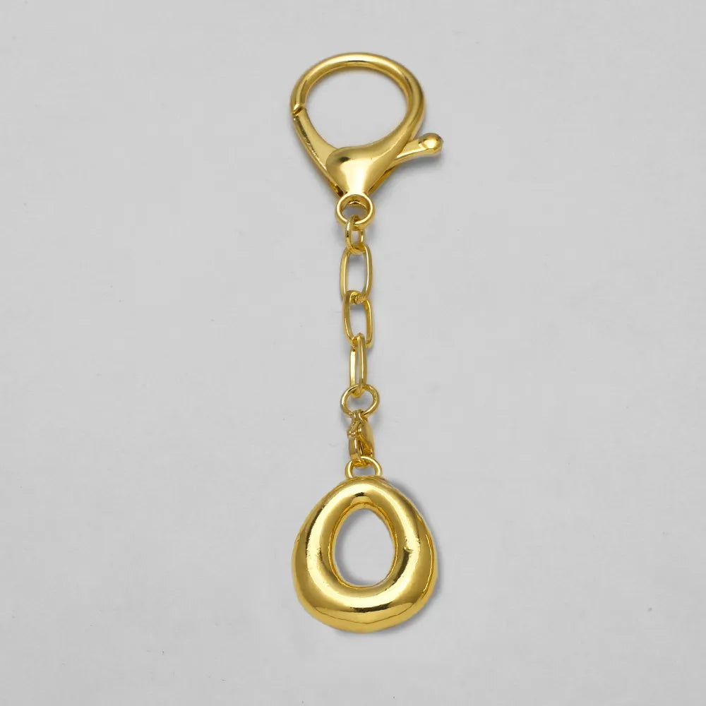 Bubble Letter Bag Charm