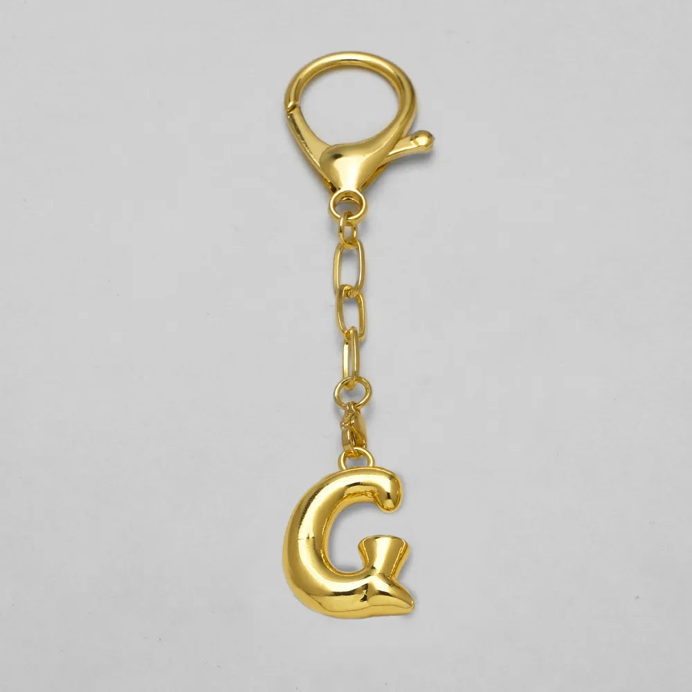 Bubble Letter Bag Charm