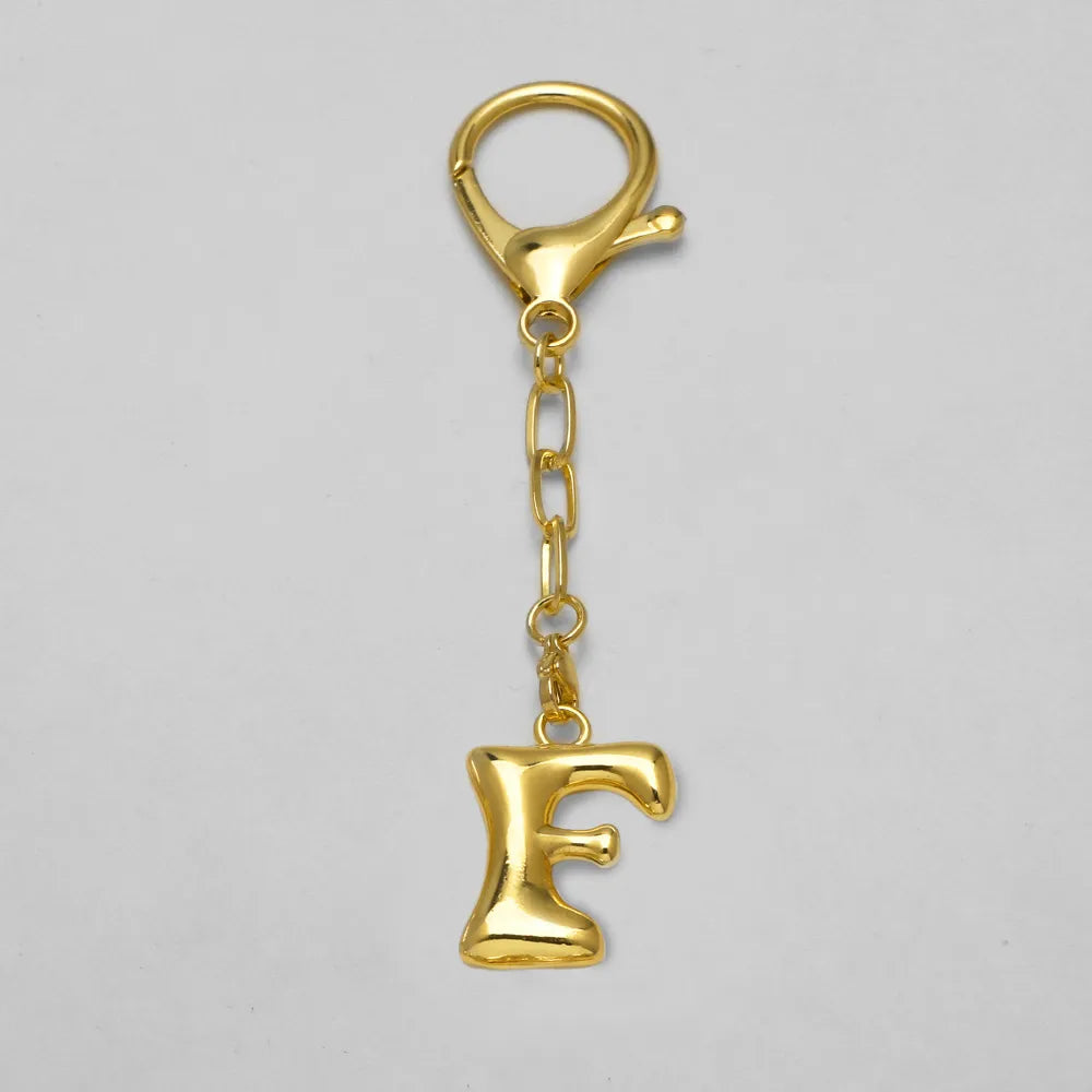 Bubble Letter Bag Charm