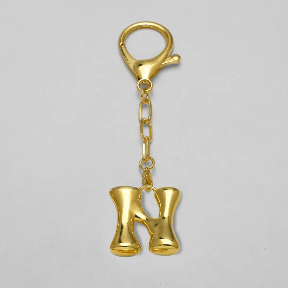 Bubble Letter Bag Charm