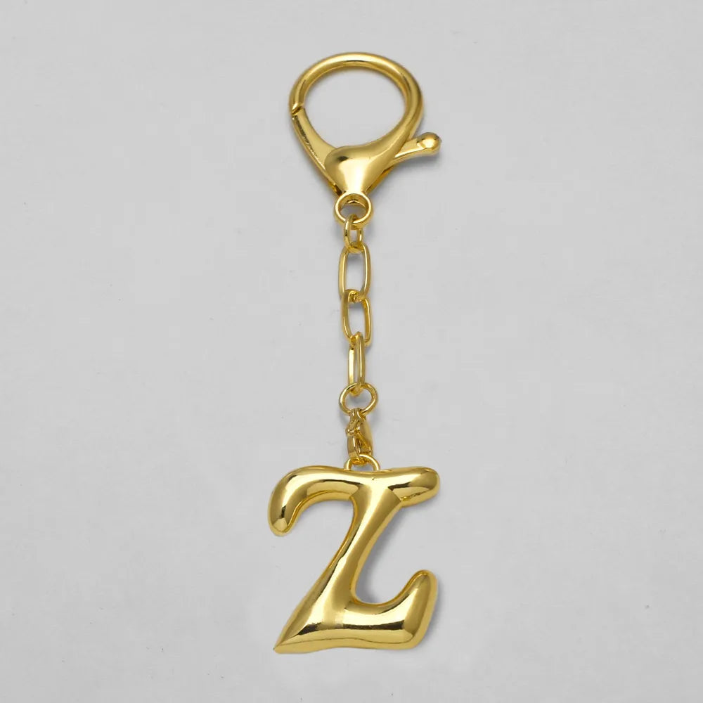 Bubble Letter Bag Charm