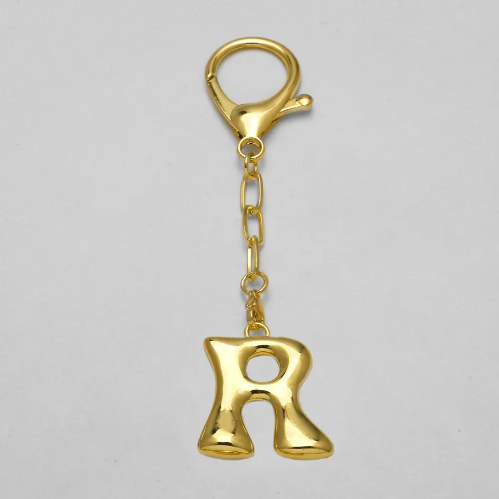 Bubble Letter Bag Charm
