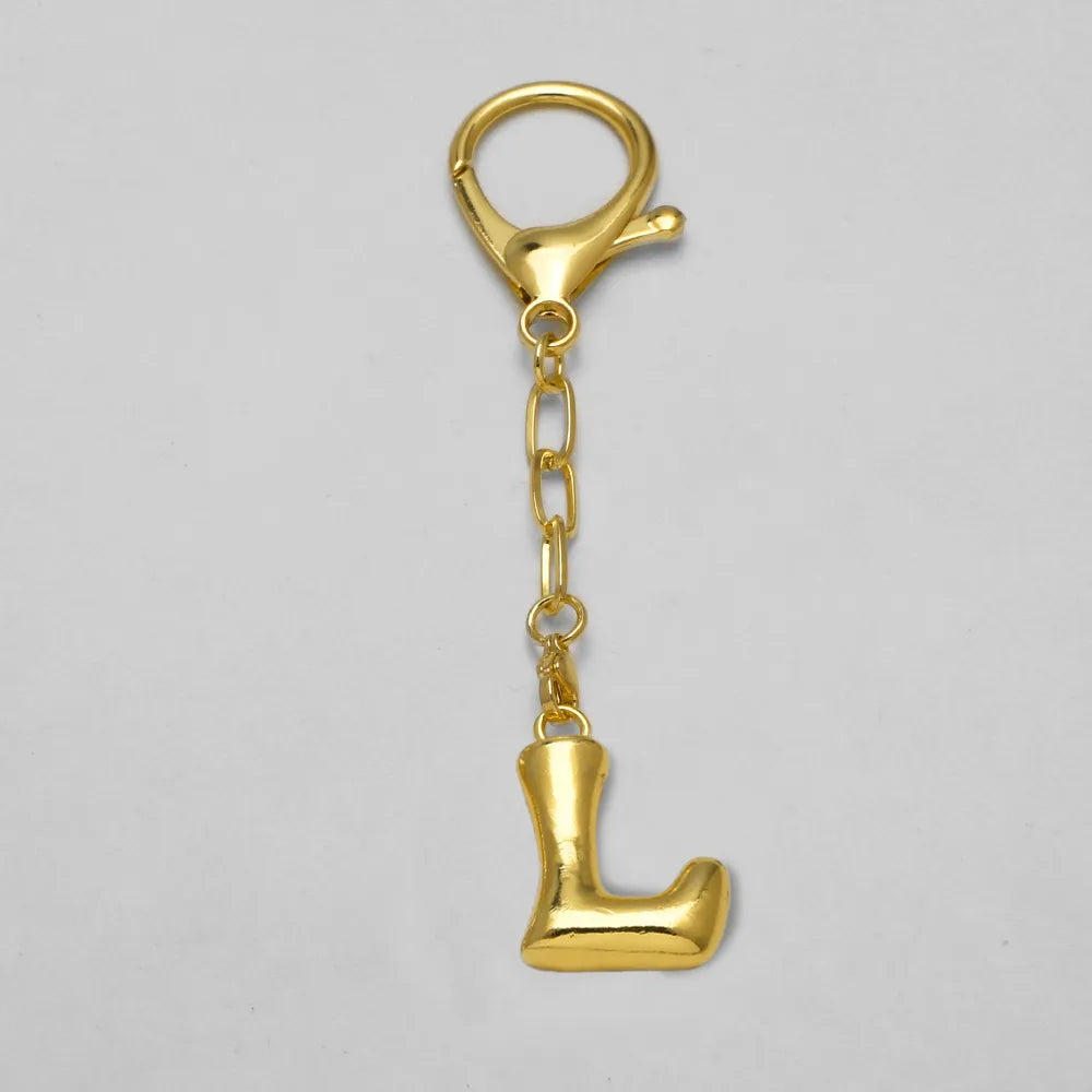 Bubble Letter Bag Charm