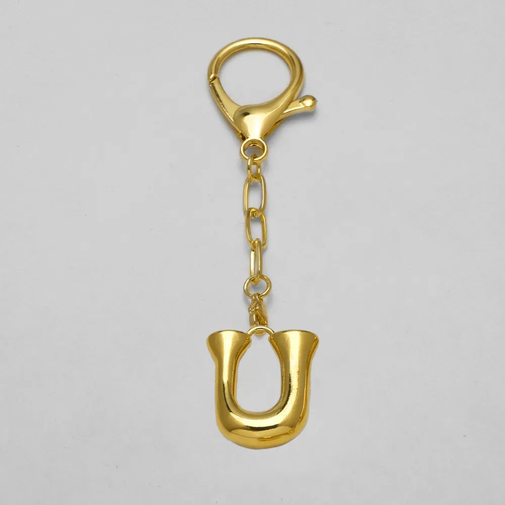 Bubble Letter Bag Charm