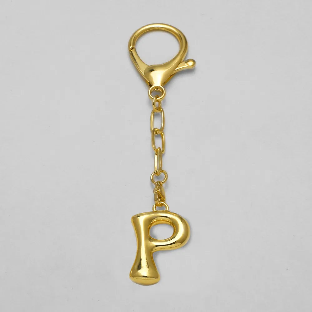 Bubble Letter Bag Charm