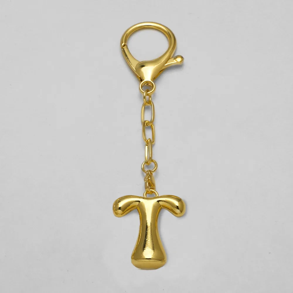 Bubble Letter Bag Charm