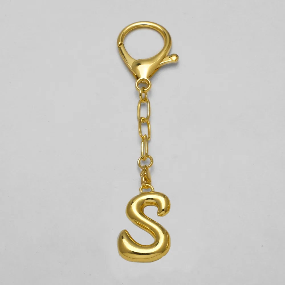 Bubble Letter Bag Charm