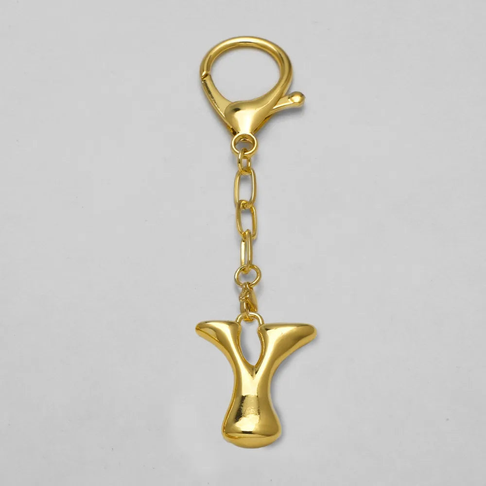 Bubble Letter Bag Charm