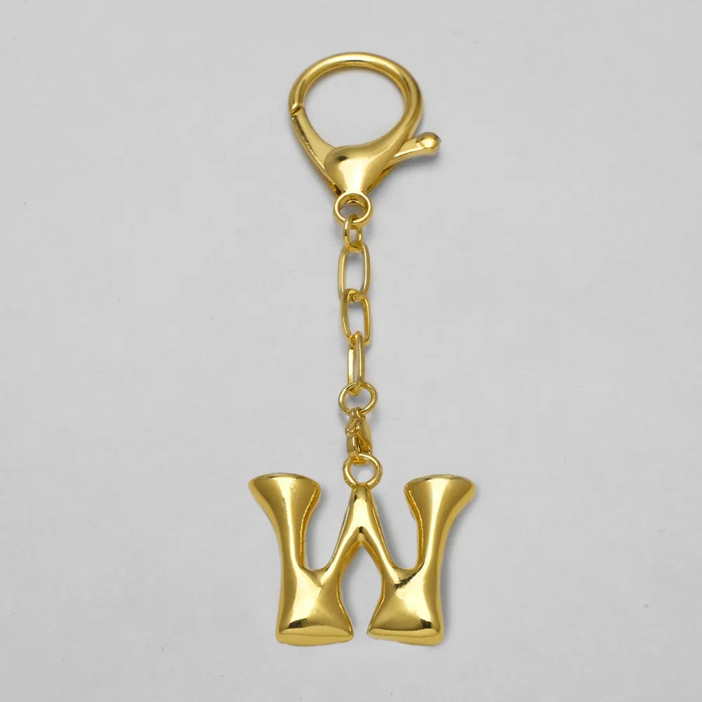 Bubble Letter Bag Charm