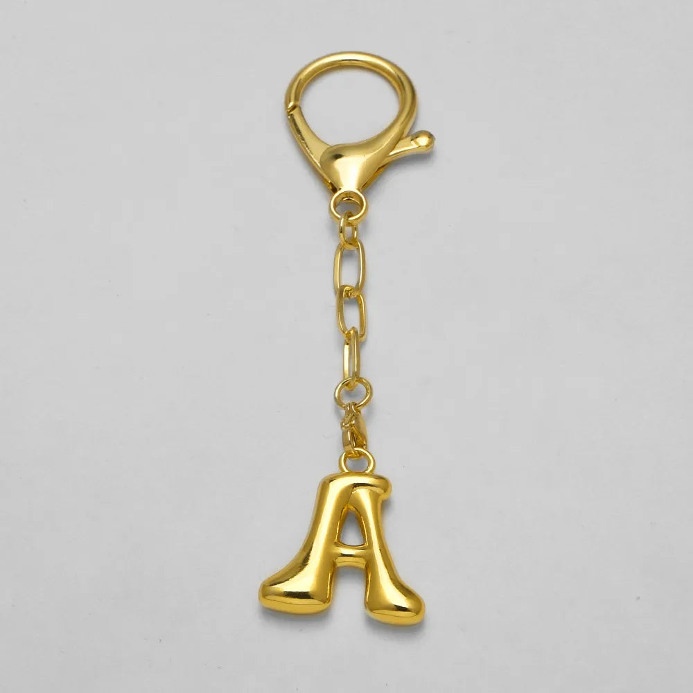 Bubble Letter Bag Charm