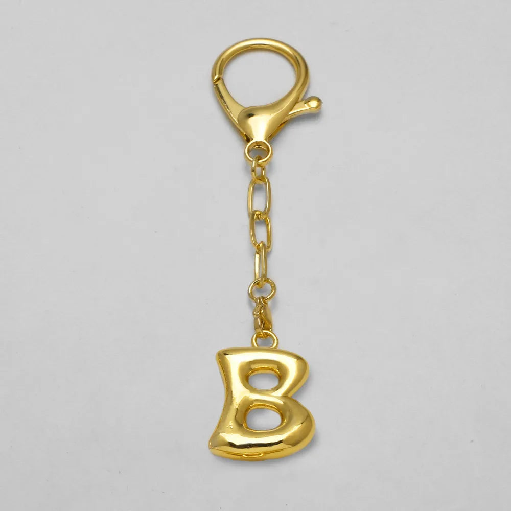 Bubble Letter Bag Charm