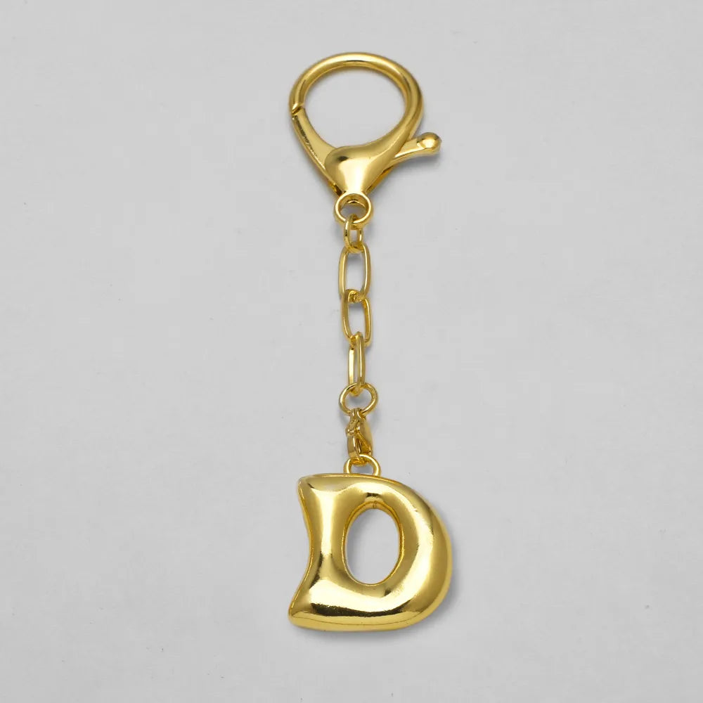 Bubble Letter Bag Charm