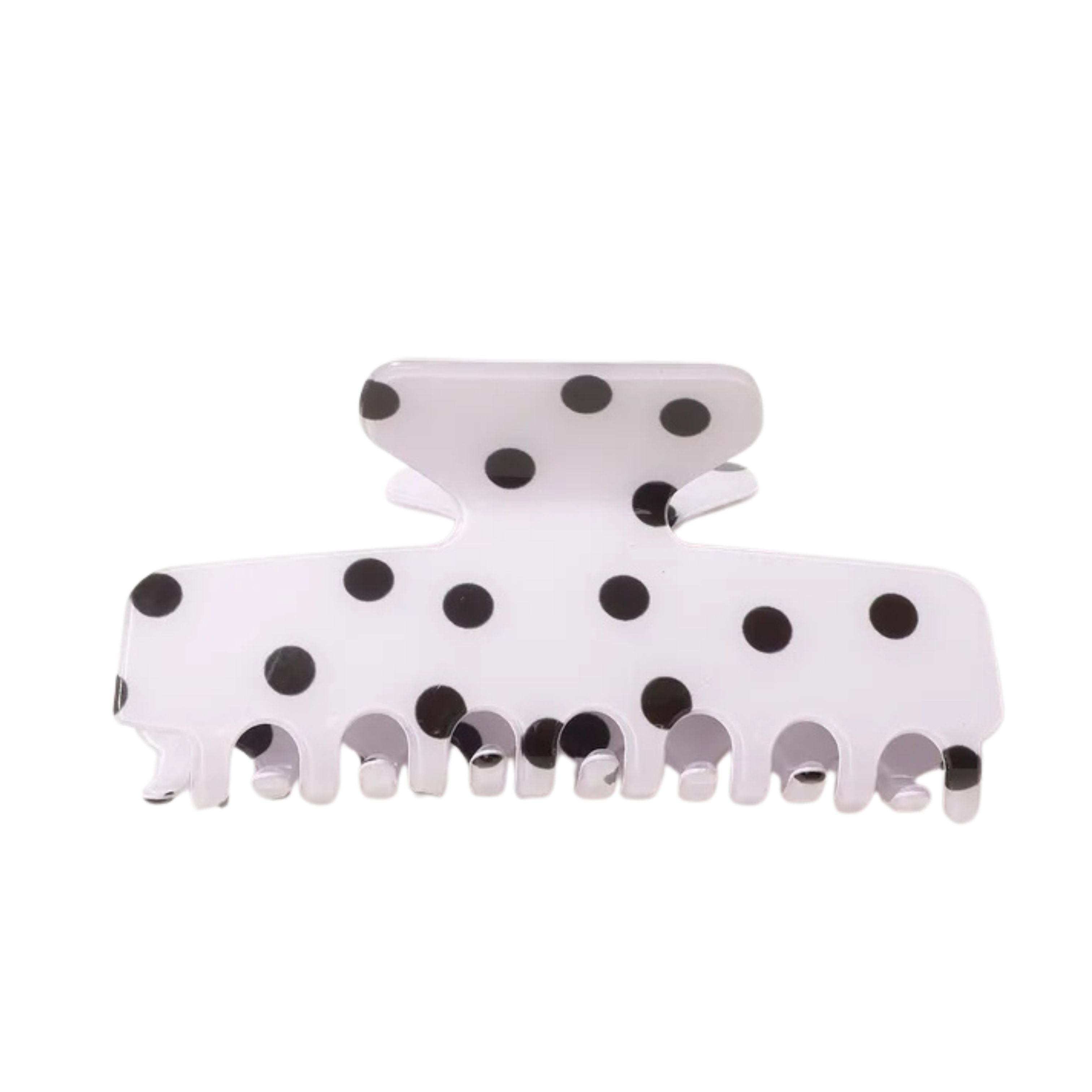 Polka Dot Hair Claw Clip