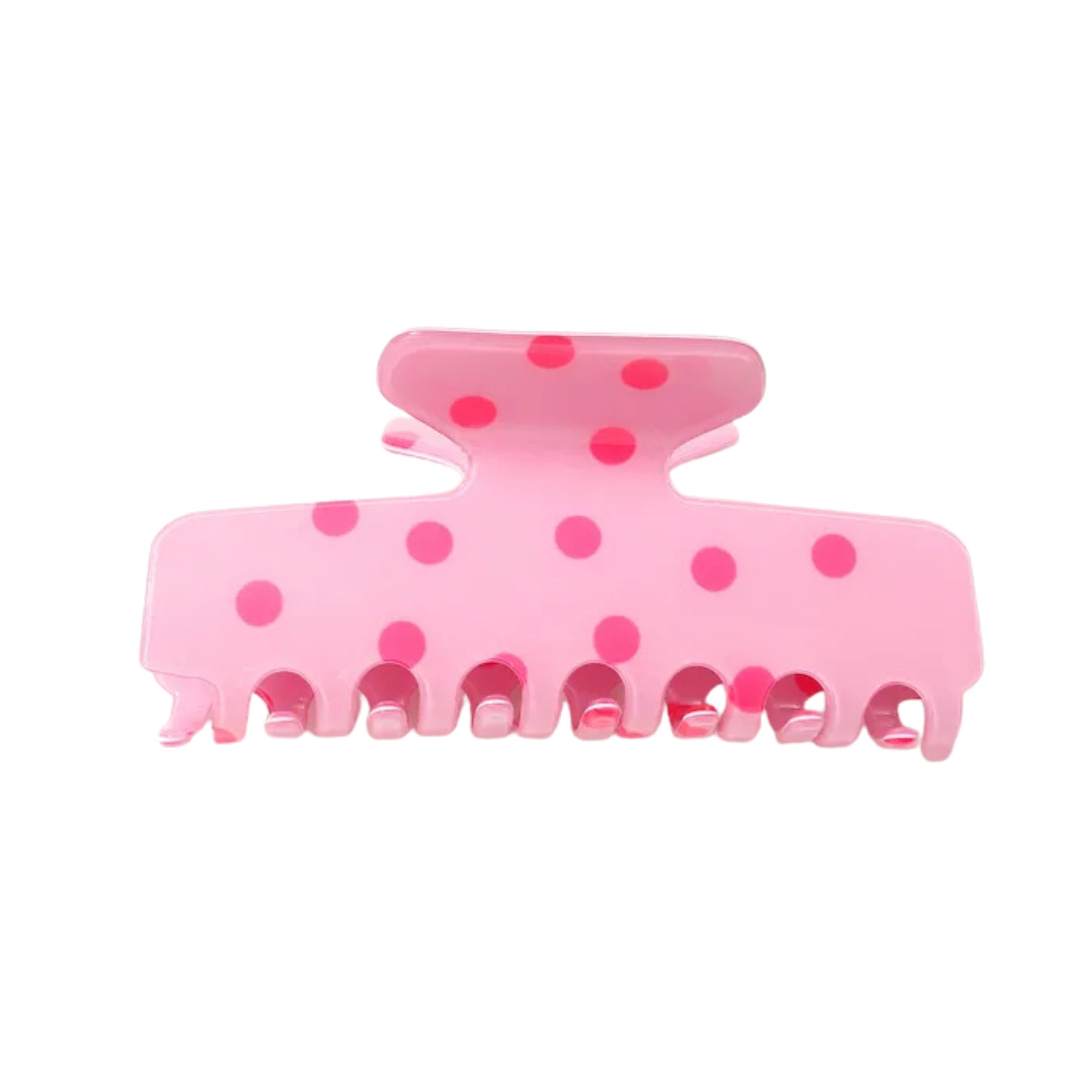Polka Dot Hair Claw Clip