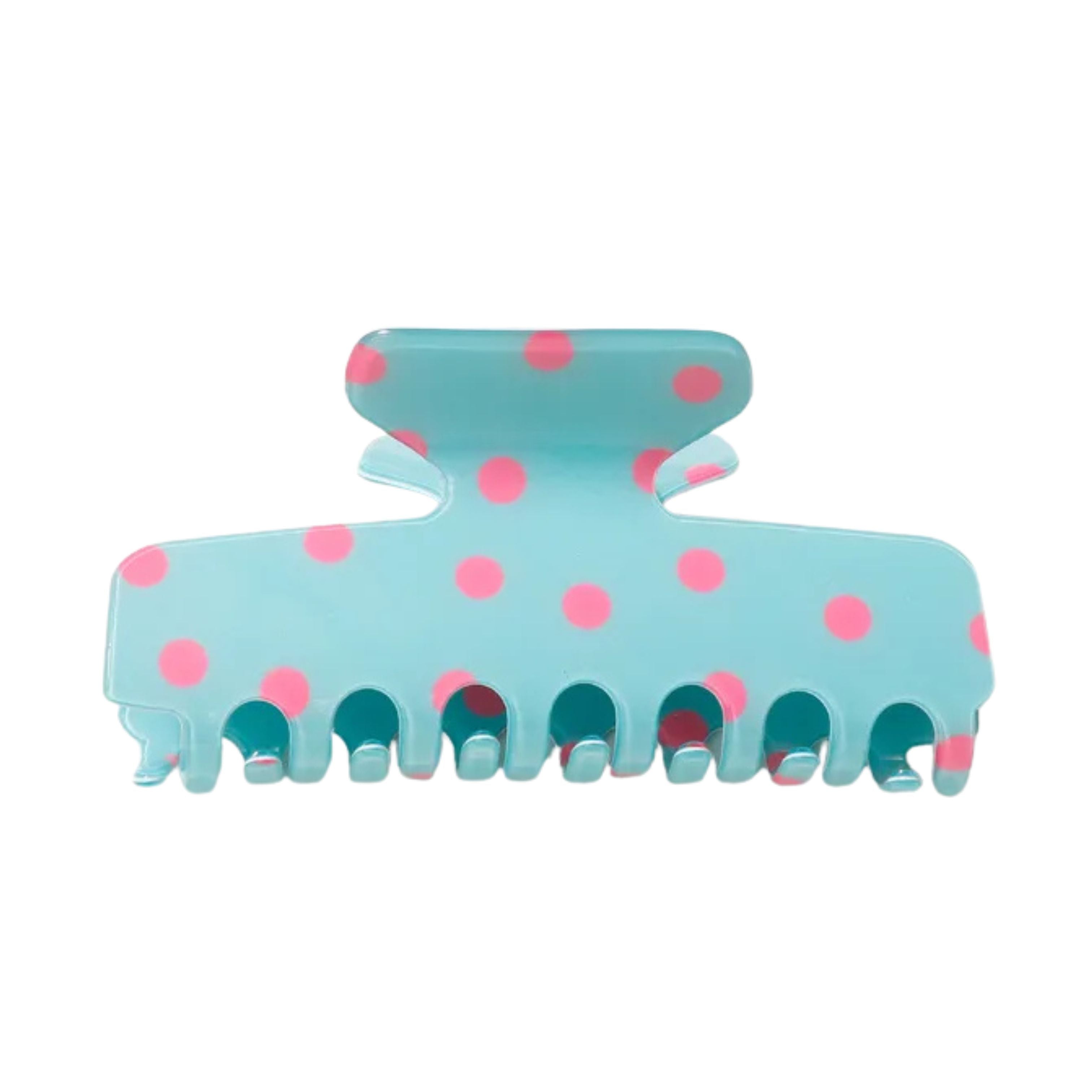 Polka Dot Hair Claw Clip